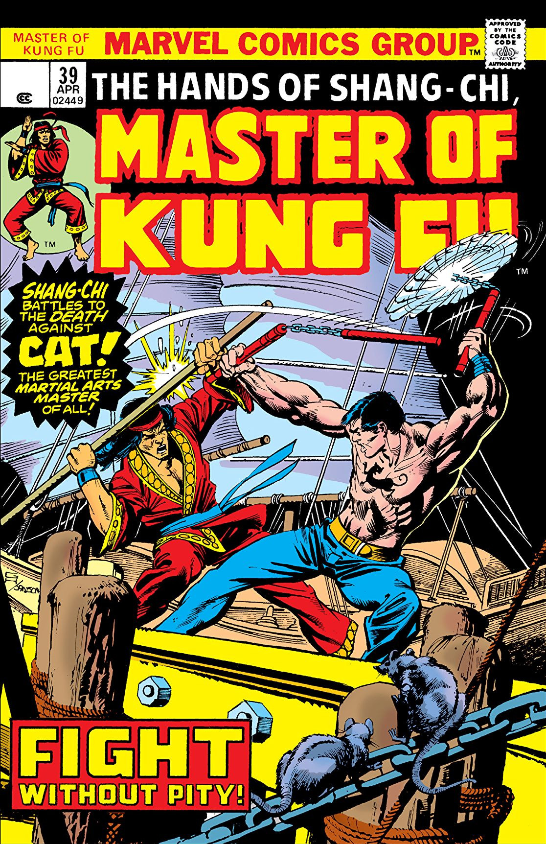 master of kung fu comic