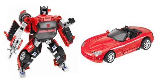 side swipe transformer toy