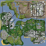 GTA-SanAndreas.Karte