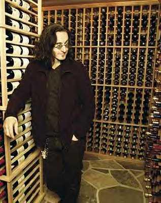 geddy lee wine his collection