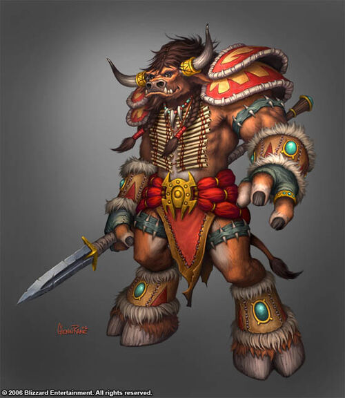 WoW Tauren Warrior