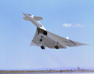 764px-North American XB-70 above runway ECN-792