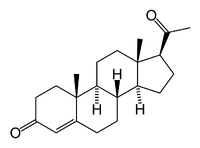 Progesterone-2D-skeletal