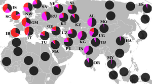 Y-Haplogroup R1 distribution