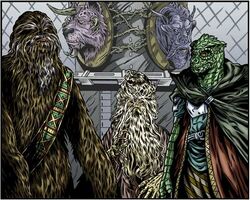 Wookiee Trandoshan peace