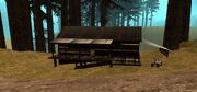 Shady cabin