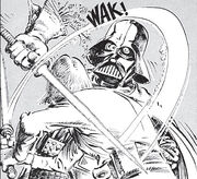 Vader in pain