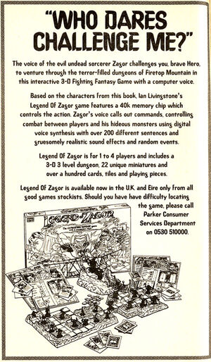LegendOfZagorAdvert