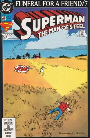 Cover for Superman: Man of Steel #21 (1993)