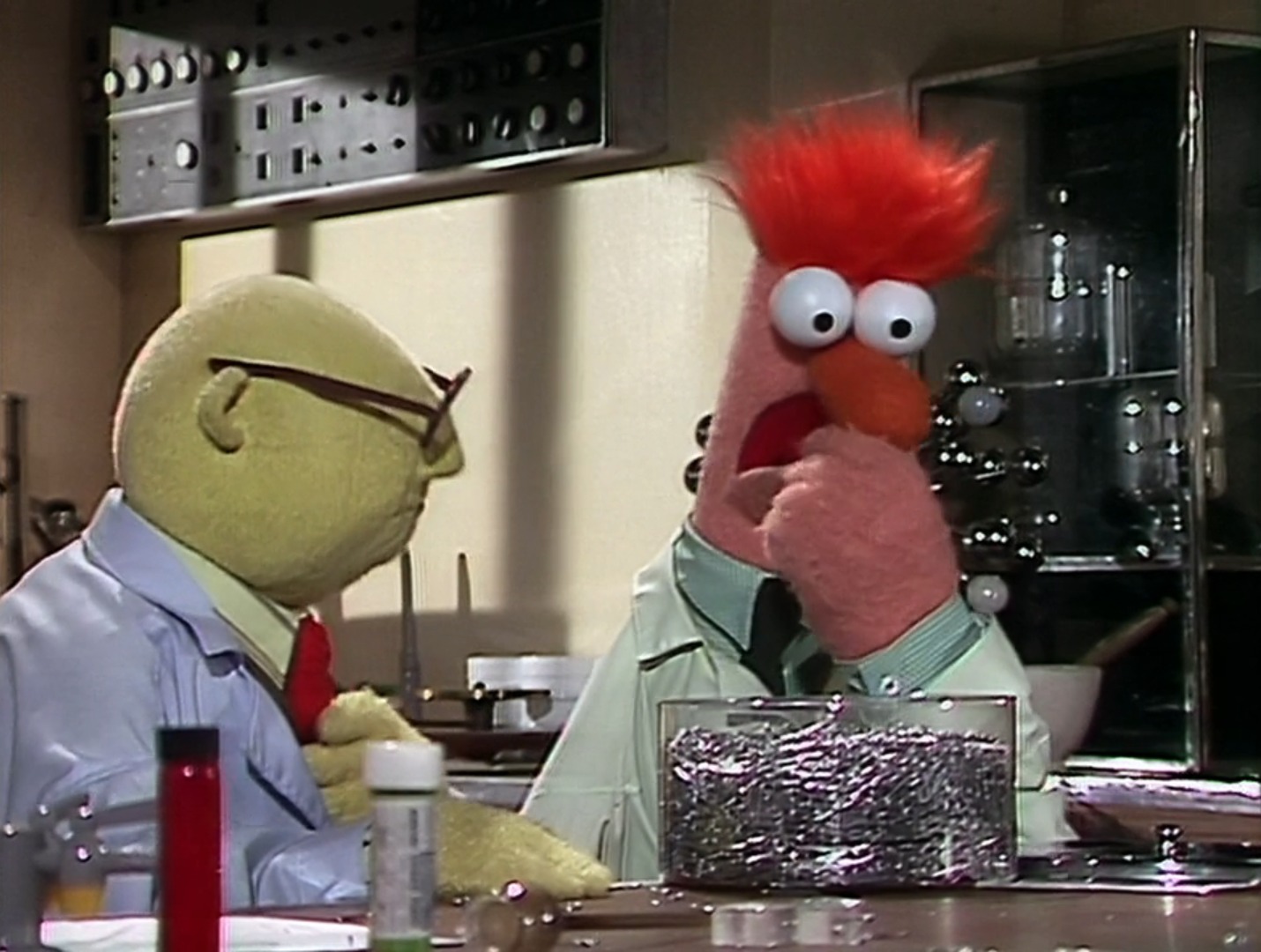 Meep Muppet Beaker | Art Board Print