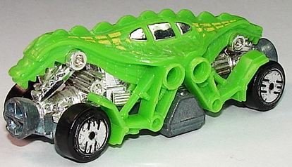 hot wheels 1985 double demon green