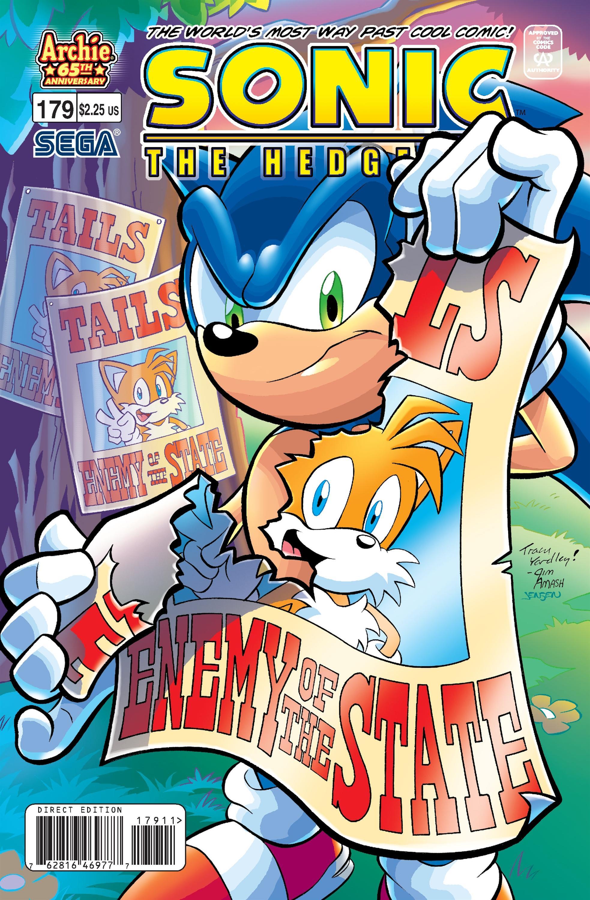 Archie Sonic The Hedgehog Issue 179 Mobius Encyclopaedia Sonic The