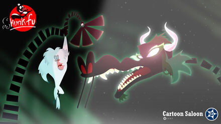 Dragon and Baboon