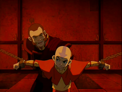 Aang captive
