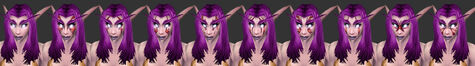 NightElf Female Facialfeatures