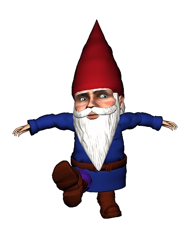 An enchanted gnome from The Sims: Makin' Magic.