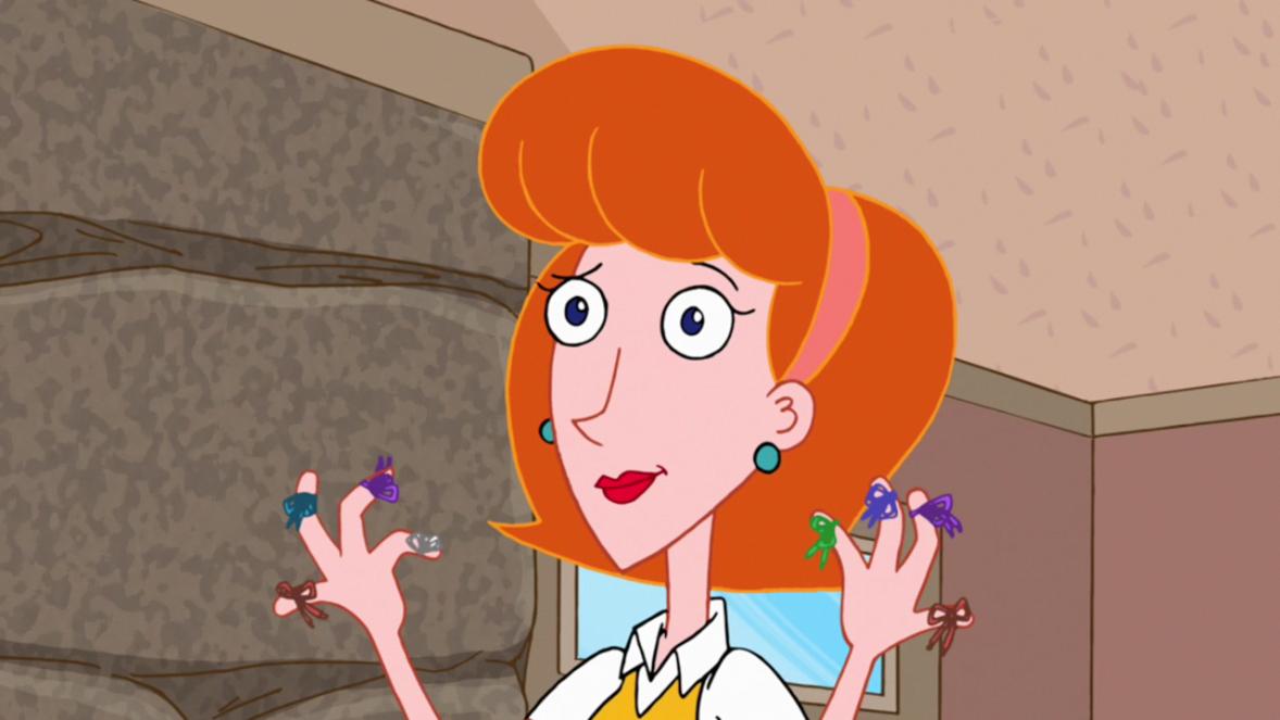 The mom on Phineas & Ferb. 
