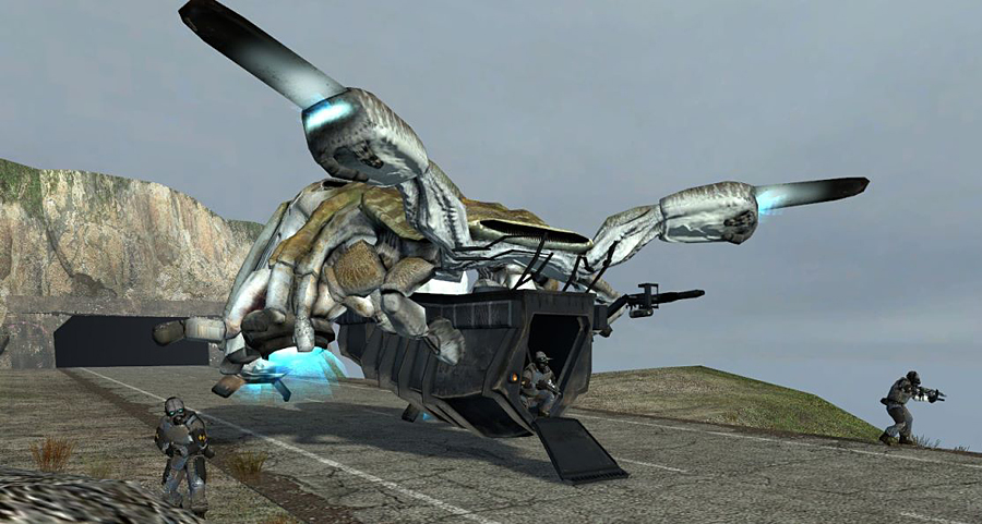 half life 2 dropship