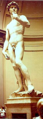 David Statue Perspective