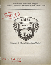 Emeu niveau 3 Optimal