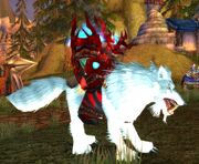 Arctic Wolf mount