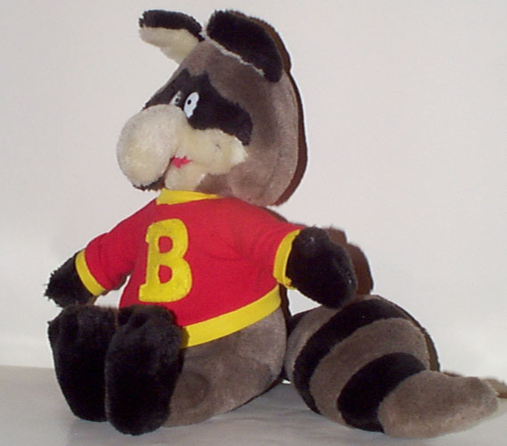 bert raccoon plush