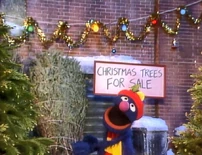 Grover Sells Christmas Trees Muppets Jim Henson Sesame Street