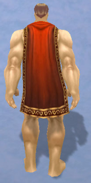 Firey Cloak, Snow Background, Human Male