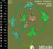 Monster hunter freedom unite great forest