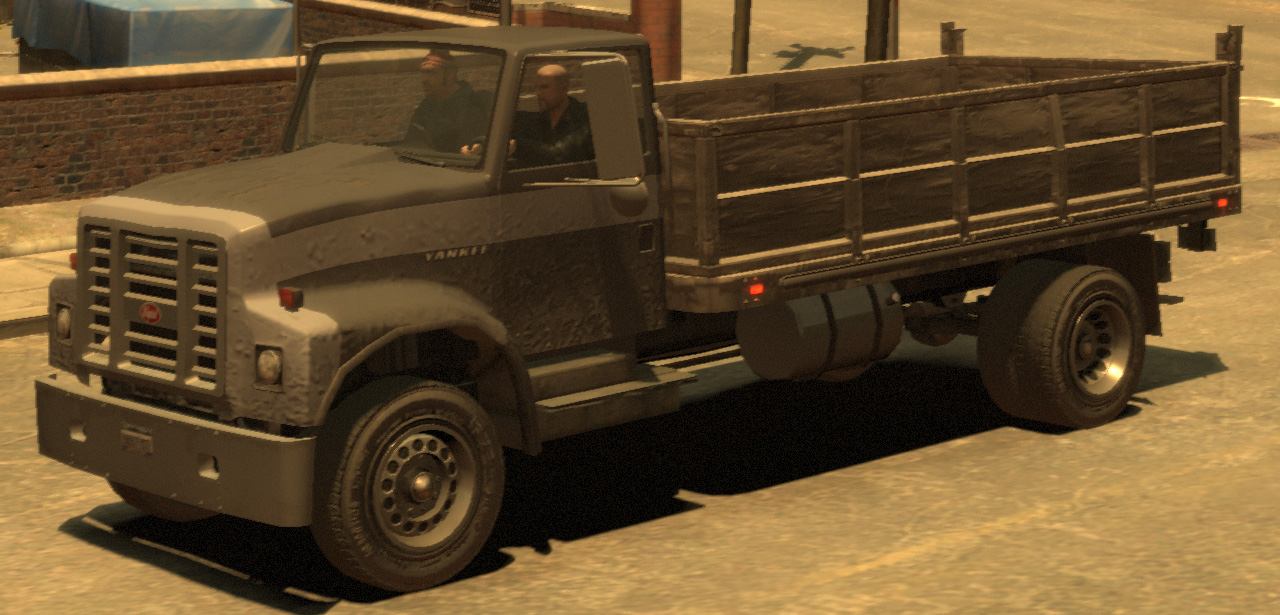 The open bed Yankee during "Liberty City Choppers" in The Lost and Damned (Rear quarter view).