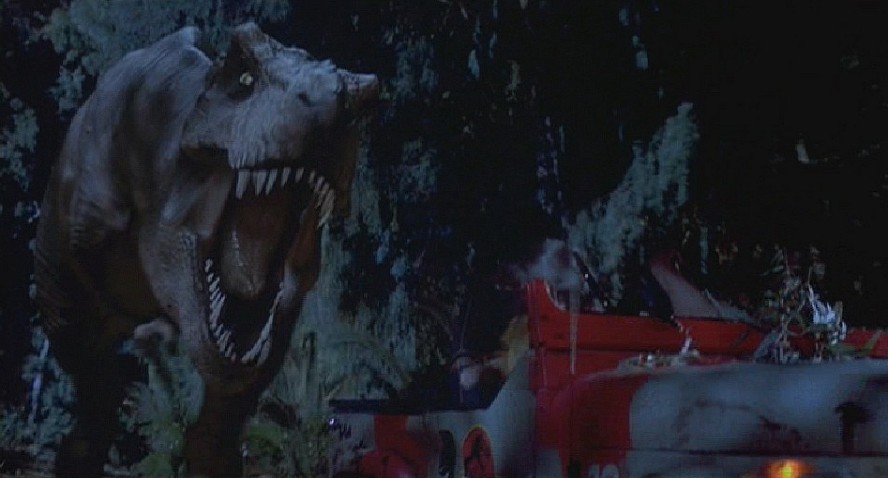 jurassic park roaring t rex