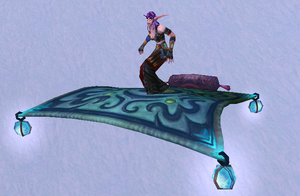 Frosty Flying Carpet, Snow Background, NE Female