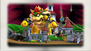 Bowser atacando Castillo SMG2