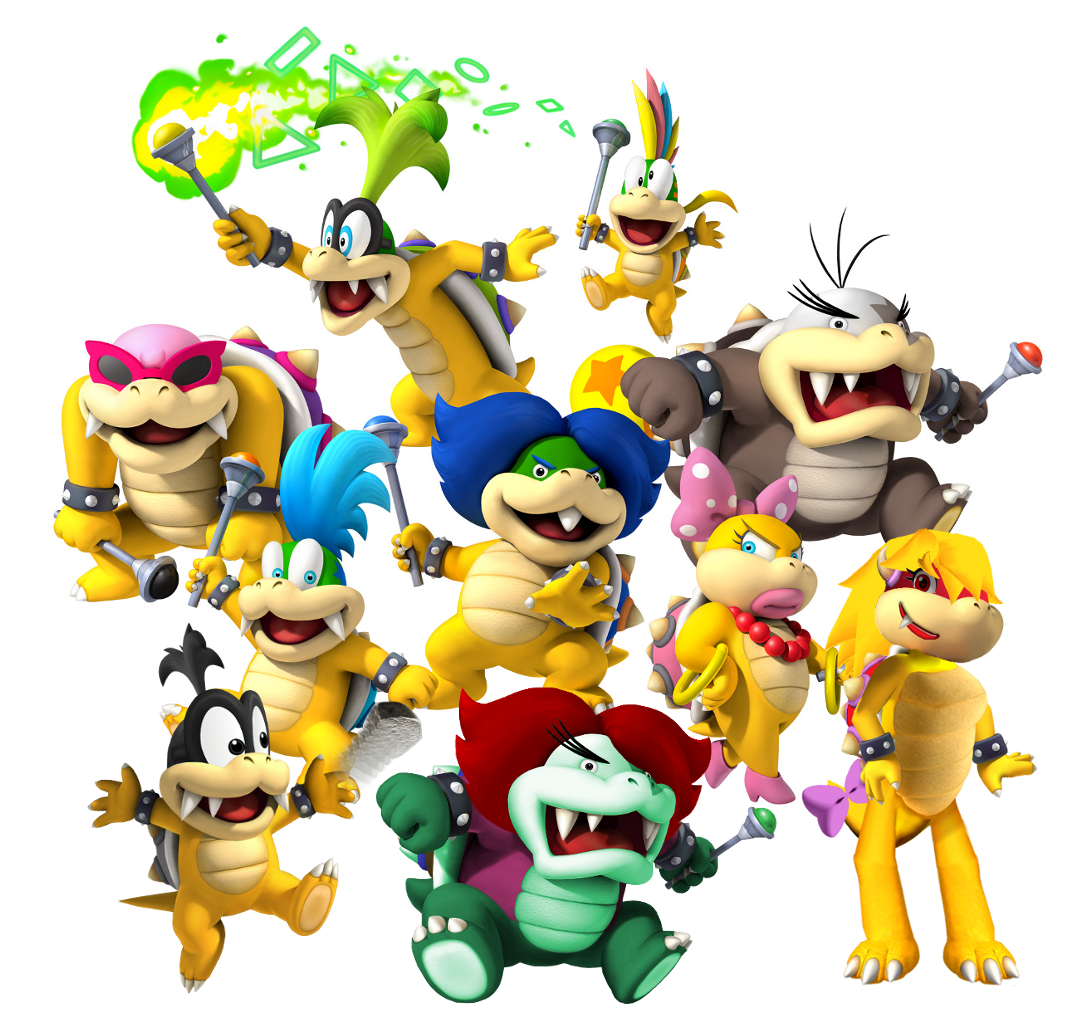 new super mario bros u koopalings