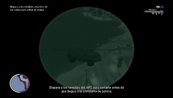 Luis disparandole al APC Caught With Your Pants Down
