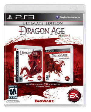 The Ultimate Edition of Dragon Age: Origins is the complete bundle consisting of Dragon Age: Origins, its expansions and its DLCs in a single release.