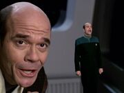 Der Doktor singt mit sich selbst