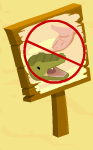 don t touch animals sign