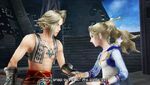 Vaan speaking to Terra in Dissidia 012.