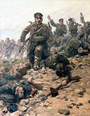 Balkan bayonet charge