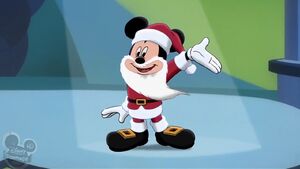 MickeyAsSanta