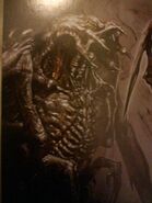 Close up view of the Ubermorph from Dead Space: Salvage.