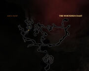 Wounded coast map