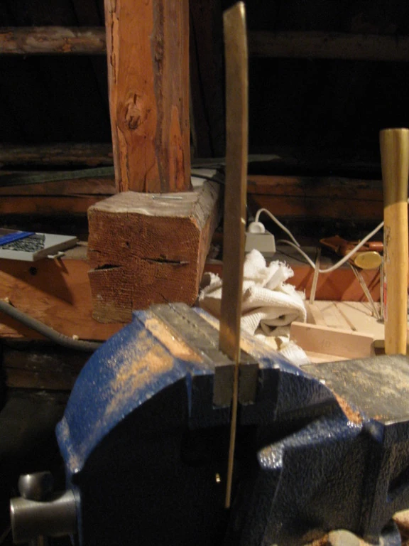 Making brass bolt holders for crossbows with nut and trigger locks