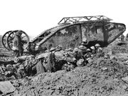 British-Mark-I-Tank-at-The-Somme
