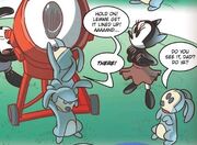 Bunny Children in the Tales of Wasteland Comics
