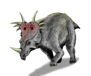 Styracosaurus BW
