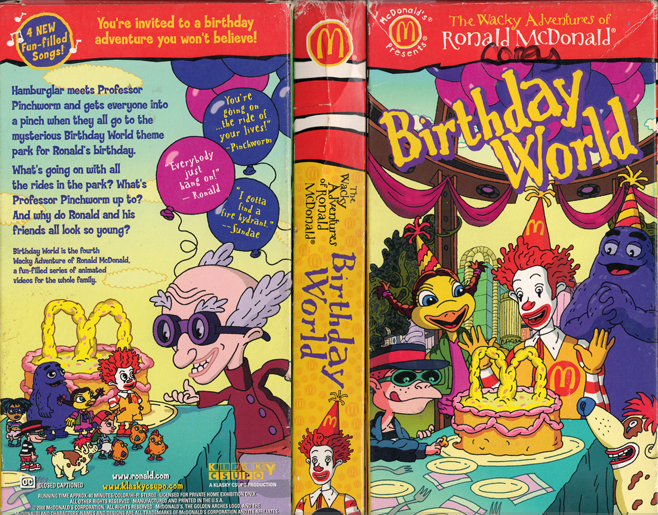 The Wacky Adventures Of Ronald Mcdonald At Scratchpad The