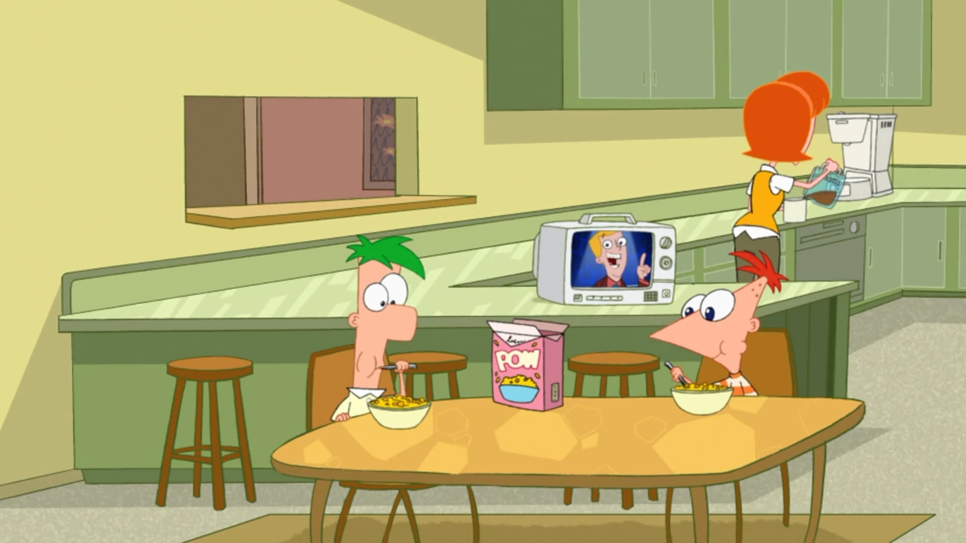 Image The Kitchen of House.jpg Phineas and Ferb Wiki Your Guide