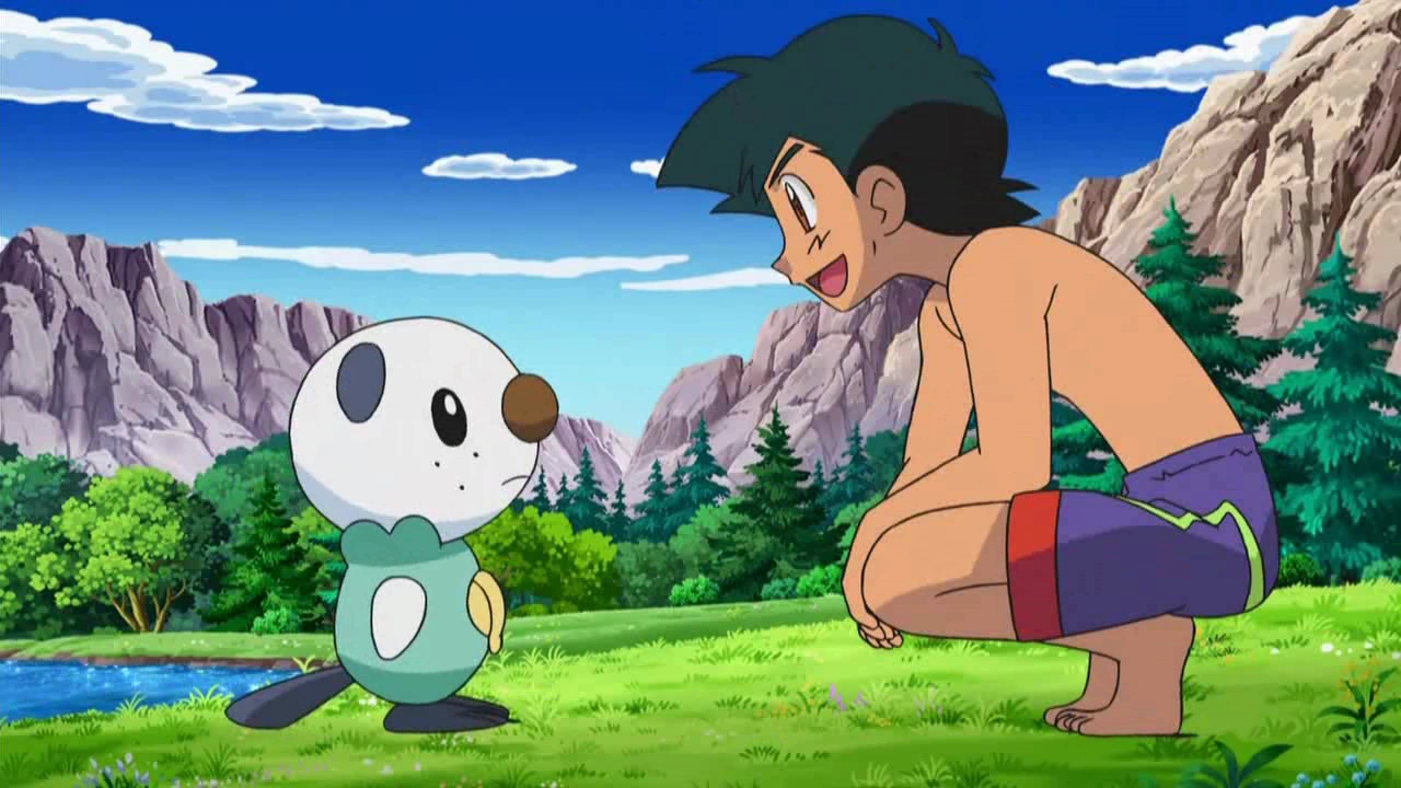 Imagen EP695 Oshawott escuchando a Ash.png WikiDex, la enciclopedia